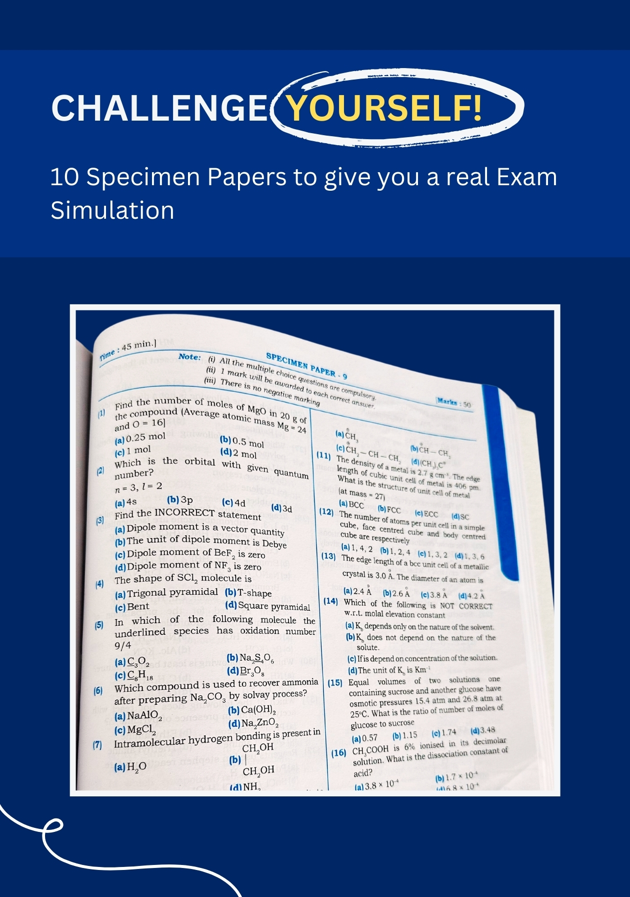 MHT CET Chemistry Notes - Std 11 & 12