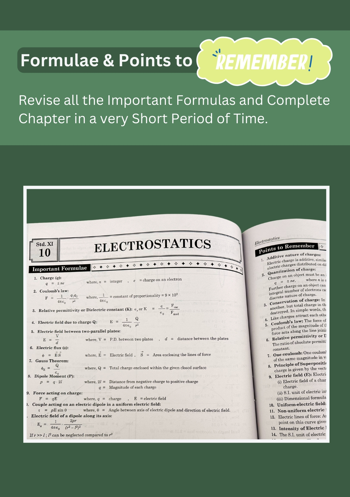 MHT CET Physics Notes - Std 11 & 12
