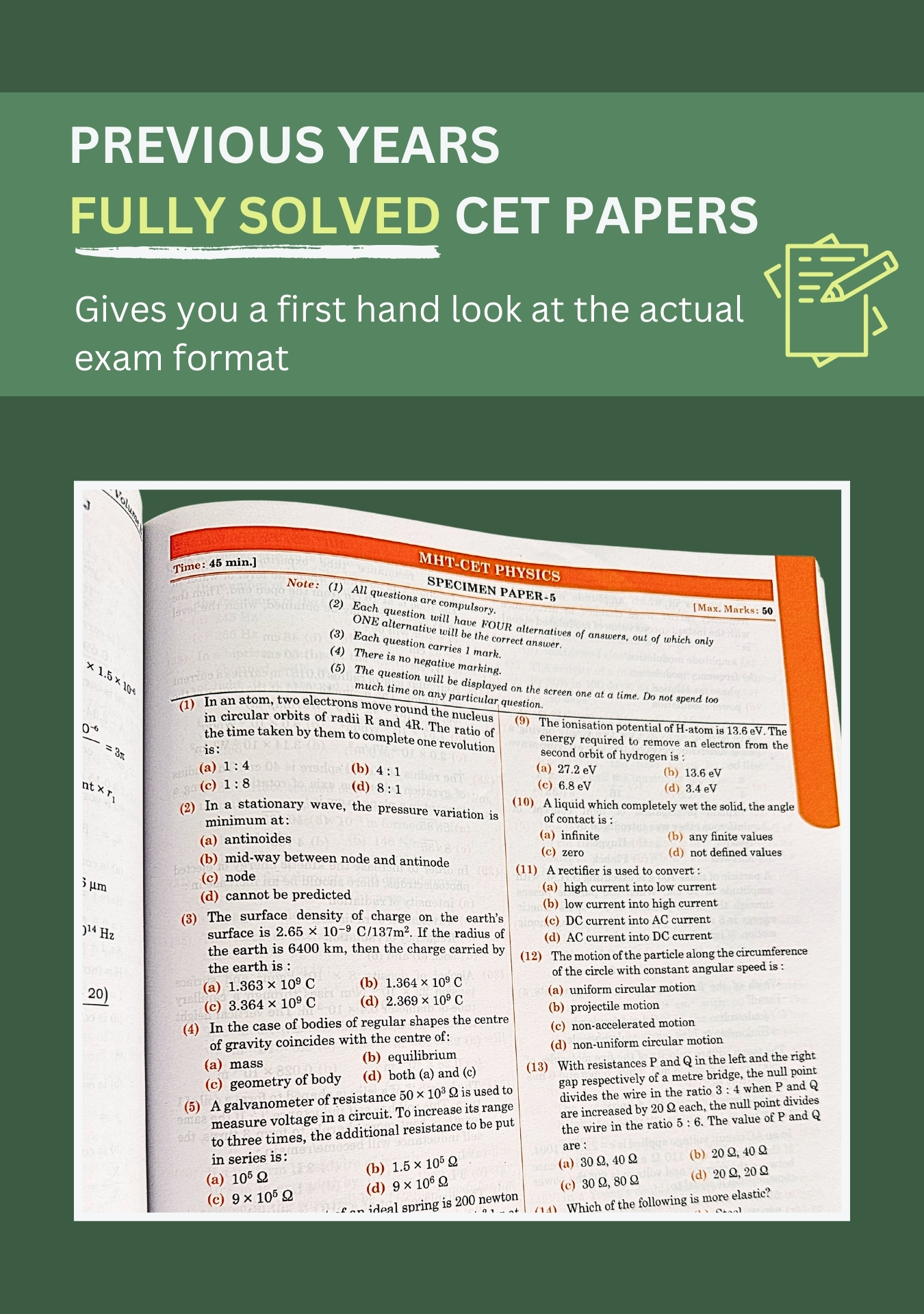 MHT CET Physics Notes - Std 11 & 12