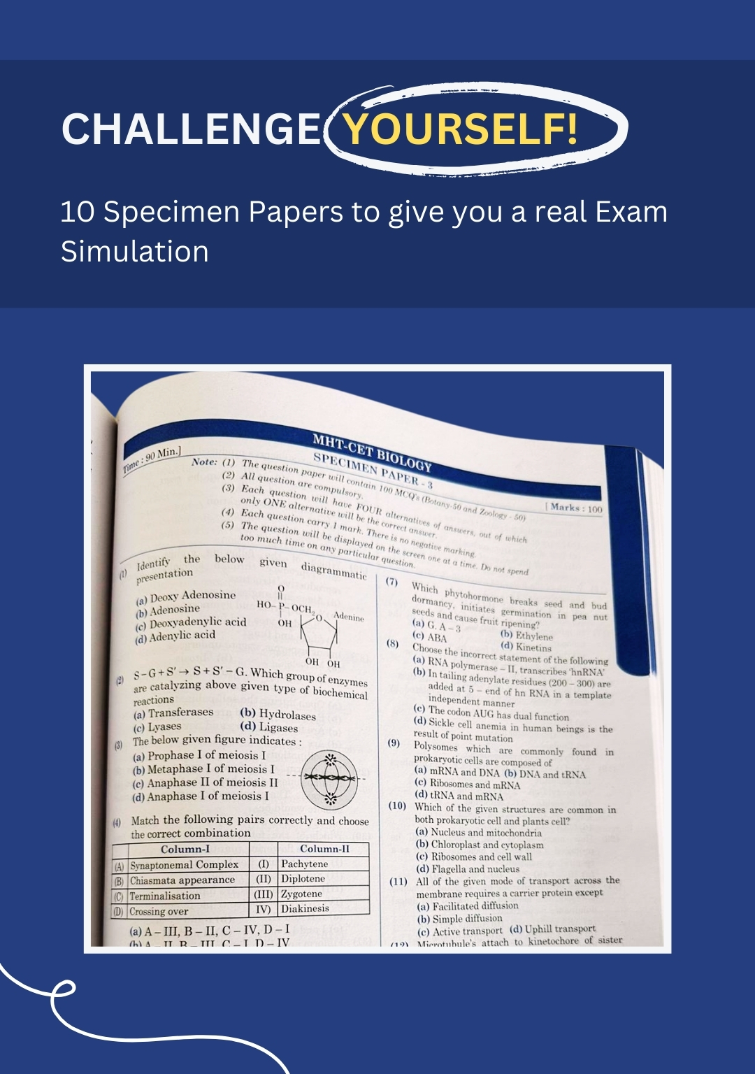 MHT CET Biology Notes - Std 11 & 12