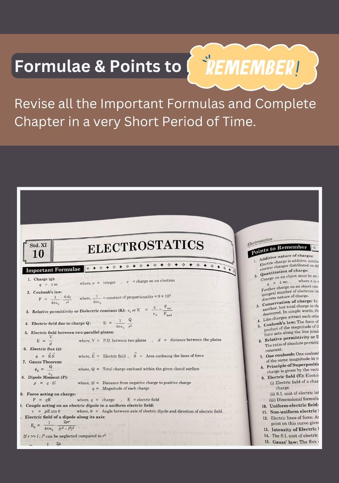 MHT CET Physics, Chemistry & Biology Notes - Std 11 & 12