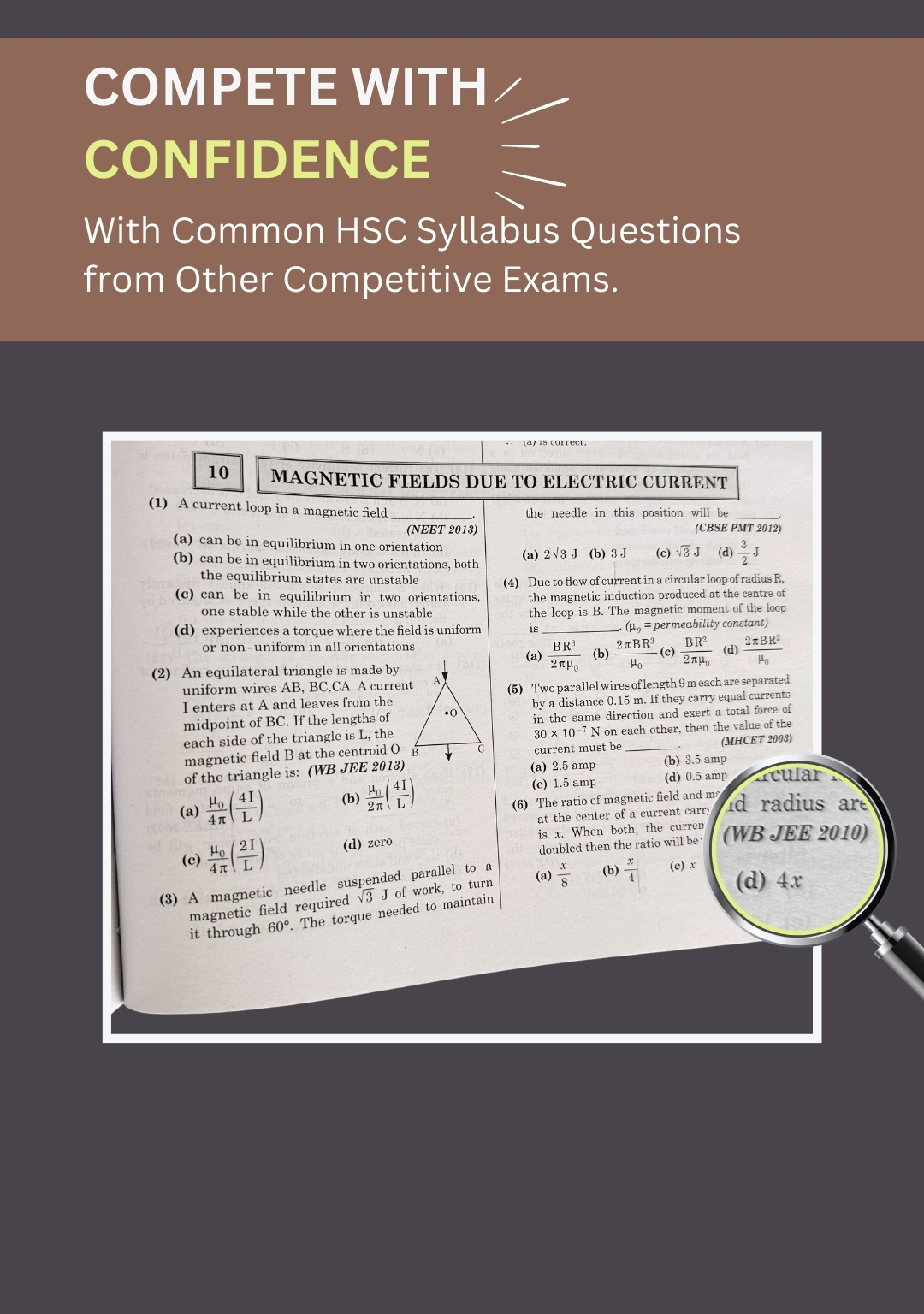 MHT CET Physics, Chemistry & Biology Notes - Std 11 & 12