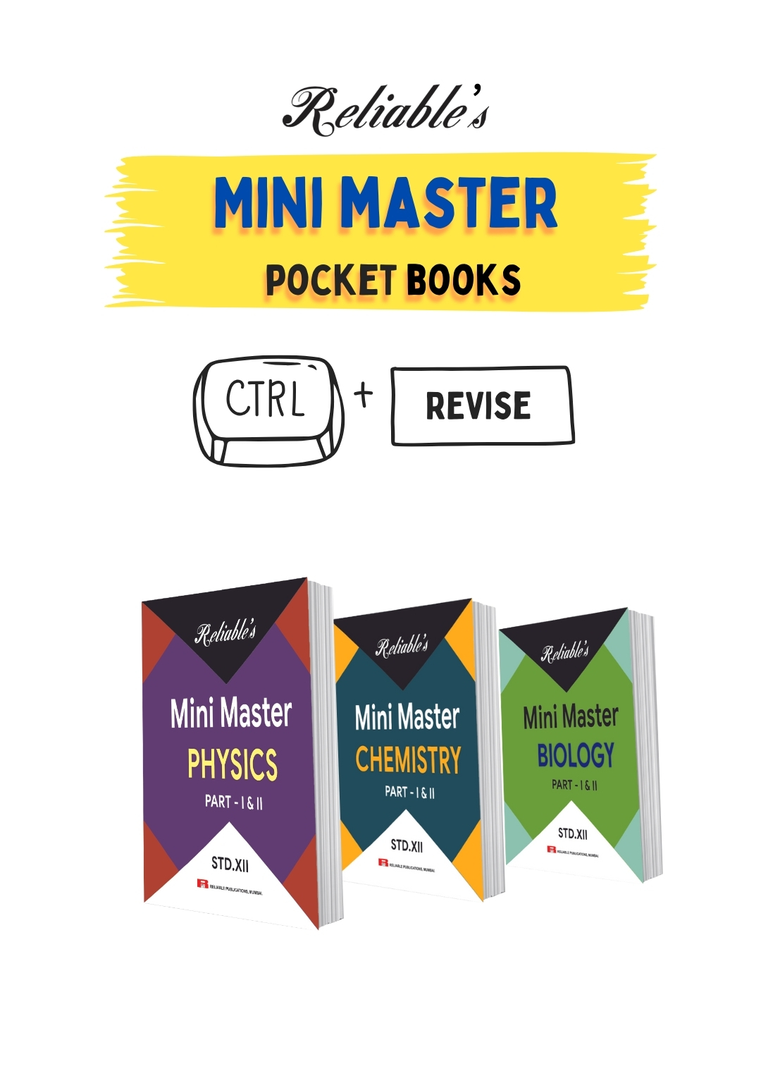 Physics, Chemistry & Biology [Set of 3 Books] Mini Master